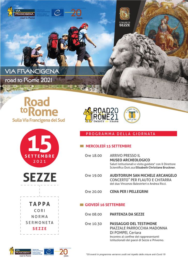 road-to-rome-tappa-sezze-2021-programma