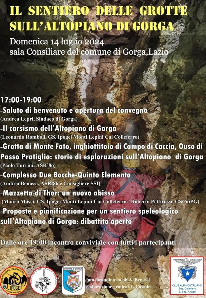 Gorga: Il sentiero delle grotte sull'altopiano di Gorga @ Gorga