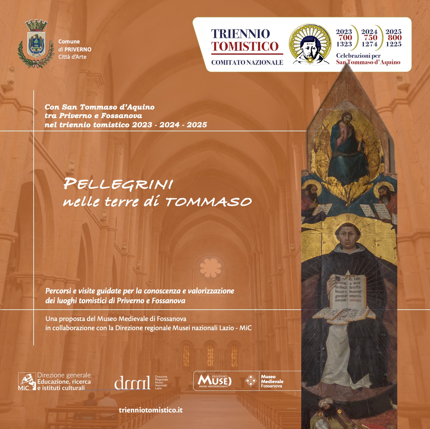 Comune di Priverno: Pellegrini nelle terre di Tommaso @ Comune di Fossanova