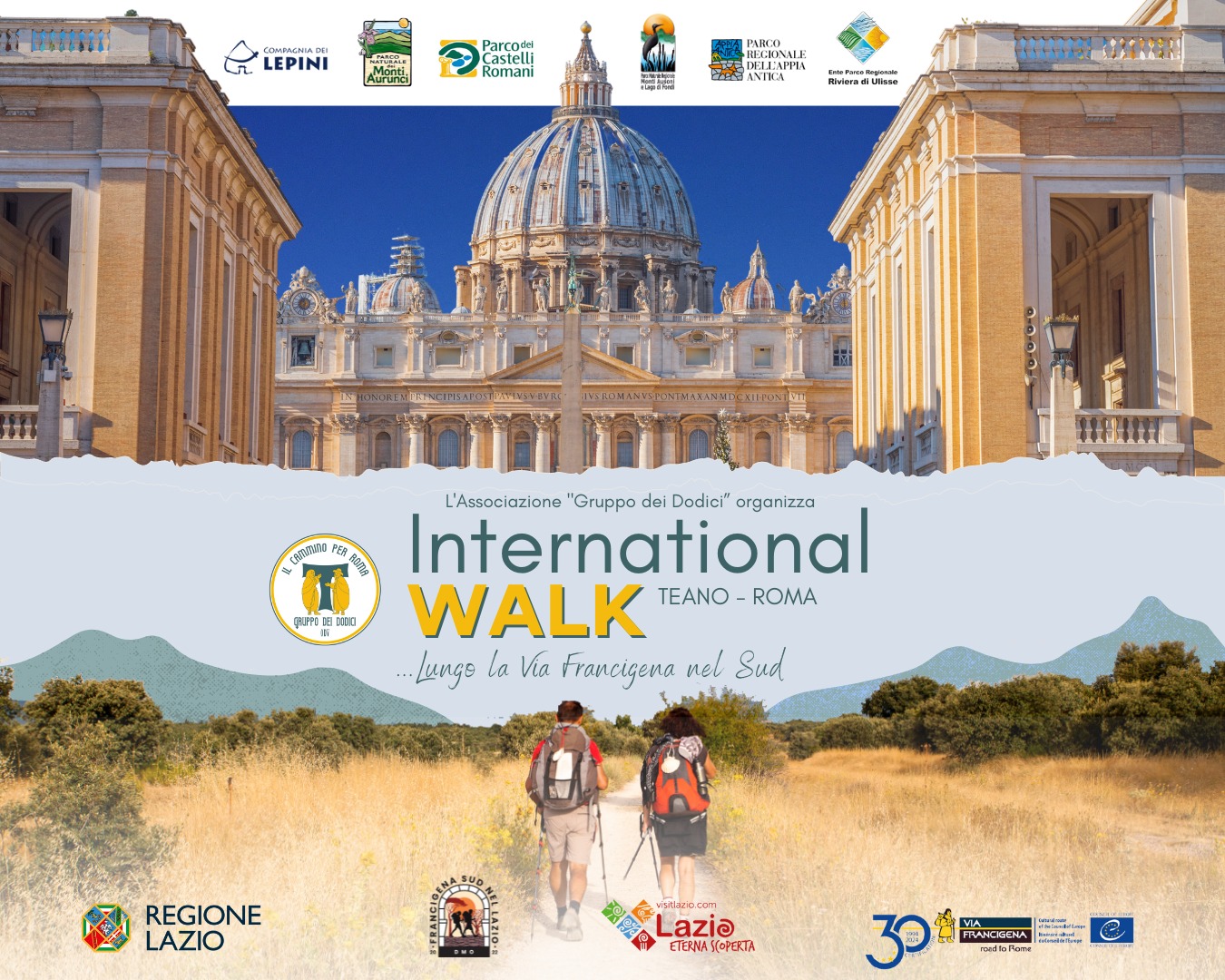 International Walk Lungo la Via Francigena nel Sud @ Teano-Roma