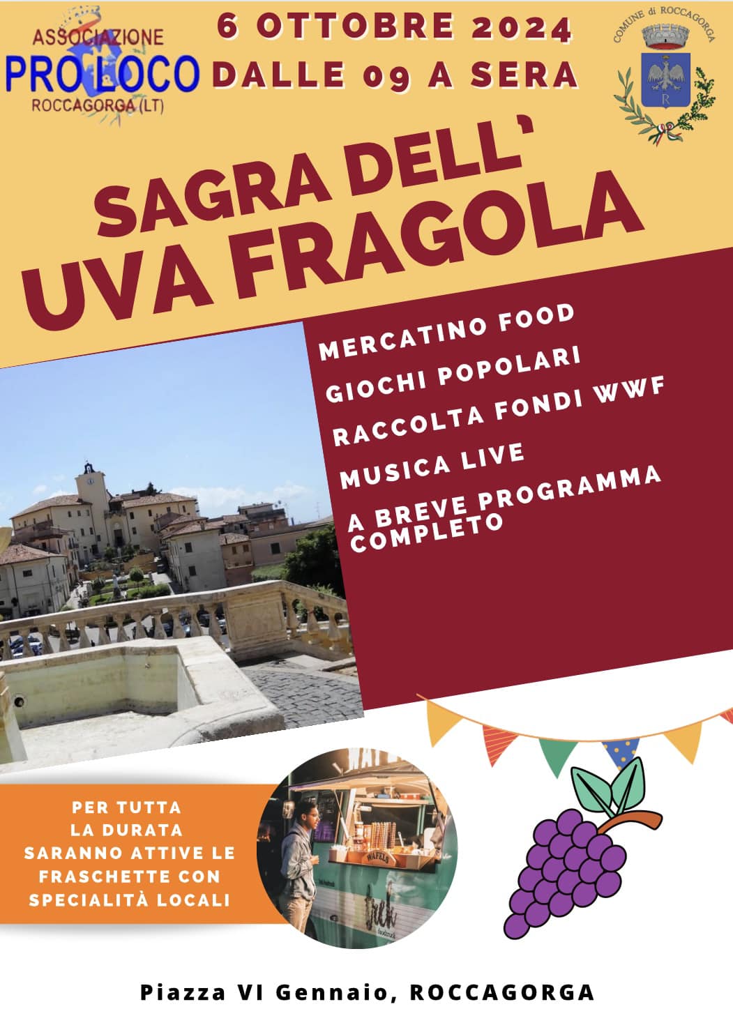 Roccagorga: Sagra dell'uva fragola 2024 @ Roccagorga (LT)