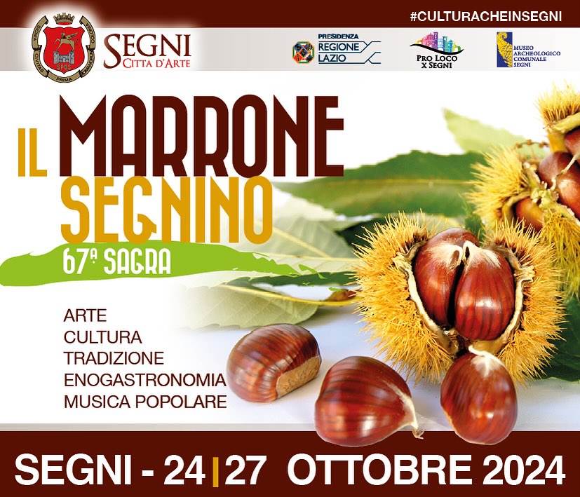 Segni: Sagra del marrone segnino 2024 @ Comune di Segni