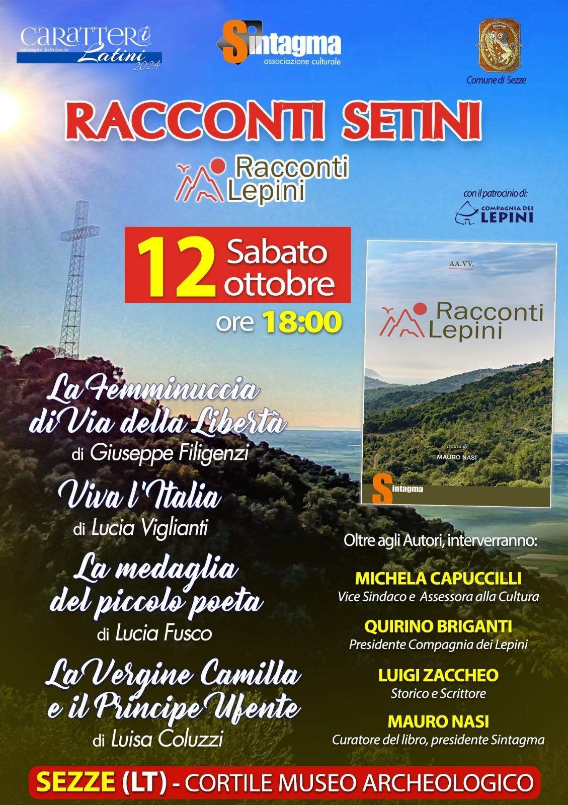 Sezze: Racconti setini 2024 @ Cortile museo archeologico