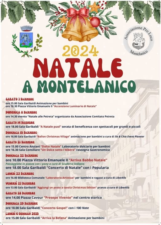 Montelanico: Natale a Montelanico 2024 @ Comune di Montelanico